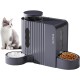 Gardner Pet Automatic Feeder for Cats/Dogs, 2 Bowls (6 L x 2), Automatic Cat Feeder and Water Dispenser Dog with Stainless Steel Bowl, No Electricity, BPA-Free, Gravity Cat Food, Automatic Black Gardner Pet Automatic Feeder for Cats/Dogs, 2 Bowls (6 L x 2), Automatic Cat Feeder and Water Dispenser Dog with Stainless Steel Bowl, No Electricity, BPA-Free, Gravity Cat Food, Automatic Black