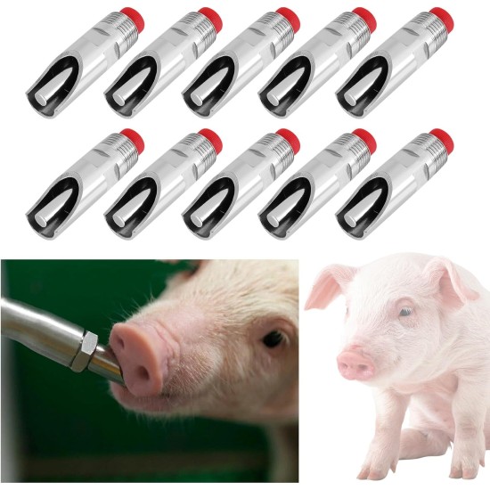 Gokelomg 10 Automatischer Nippel Wasser Aus Edelstahl Schwein, Automatische Wasser Düse, Trink Nippel Gokelomg 10 Automatischer Nippel Wasser Aus Edelstahl Schwein, Automatische Wasser Düse, Trink Nippel