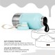 GrandTies Insulated Portable Dog Water Bottle with 2 Removable Dog Bowl Dispenser, Leakproof Dog Food Travel Container, Dog Accessories for Walking, Hiking, Camping (950ml, Matte Black) GrandTies Insulated Portable Dog Water Bottle with 2 Removable Dog Bowl Dispenser, Leakproof Dog Food Travel Container, Dog Accessories for Walking, Hiking, Camping (950ml, Matte Black)