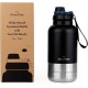 GrandTies Insulated Portable Dog Water Bottle with 2 Removable Dog Bowl Dispenser, Leakproof Travel Container for Dog Food, Dog Accessories for Walking, Hiking, Camping (950ml, Powder Green) GrandTies Insulated Portable Dog Water Bottle with 2 Removable Dog Bowl Dispenser, Leakproof Travel Container for Dog Food, Dog Accessories for Walking, Hiking, Camping (950ml, Powder Green)