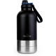GrandTies Insulated Portable Dog Water Bottle with 2 Removable Dog Water Bowl Dispensers | Leak-proof Dog Food Travel Container | Dog Accessories for Dogs Walking, Hiking, Camping (1.8 Litre) GrandTies Insulated Portable Dog Water Bottle with 2 Removable Dog Water Bowl Dispensers | Leak-proof Dog Food Travel Container | Dog Accessories for Dogs Walking, Hiking, Camping (1.8 Litre)