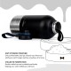 GrandTies Insulated Portable Dog Water Bottle with 2 Removable Dog Water Bowl Dispensers | Leak-proof Dog Food Travel Container | Dog Accessories for Dogs Walking, Hiking, Camping (1.8 Litre) GrandTies Insulated Portable Dog Water Bottle with 2 Removable Dog Water Bowl Dispensers | Leak-proof Dog Food Travel Container | Dog Accessories for Dogs Walking, Hiking, Camping (1.8 Litre)
