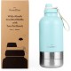 GrandTies Insulated Portable Dog Water Bottle with 2 Removable Dog Water Bowl Dispensers | Leak-proof Dog Food Travel Container | Dog Accessories for Dogs Walking, Hiking, Camping (1.8 Litre) GrandTies Insulated Portable Dog Water Bottle with 2 Removable Dog Water Bowl Dispensers | Leak-proof Dog Food Travel Container | Dog Accessories for Dogs Walking, Hiking, Camping (1.8 Litre)
