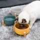 Green Ceramic Dog Bowl, Feeding Bowl for Dogs and Cats with Solid Wood Stand (Pack of 2) Green Ceramic Dog Bowl, Feeding Bowl for Dogs and Cats with Solid Wood Stand (Pack of 2)