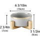 HCHLQLZ Green Phnom Penh Ceramic Dog Bowl Feeding Bowl for Dogs Cats with Solid Wood Stand (Pack of 2) HCHLQLZ Green Phnom Penh Ceramic Dog Bowl Feeding Bowl for Dogs Cats with Solid Wood Stand (Pack of 2)