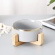 HCHLQLZ Green Phnom Penh Ceramic Dog Bowl Feeding Bowl for Dogs Cats with Solid Wood Stand (Pack of 2) HCHLQLZ Green Phnom Penh Ceramic Dog Bowl Feeding Bowl for Dogs Cats with Solid Wood Stand (Pack of 2)