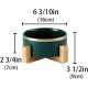 HCHLQLZ Green Phnom Penh Ceramic Dog Bowl Feeding Bowl for Dogs Cats with Solid Wood Stand (Pack of 2) HCHLQLZ Green Phnom Penh Ceramic Dog Bowl Feeding Bowl for Dogs Cats with Solid Wood Stand (Pack of 2)