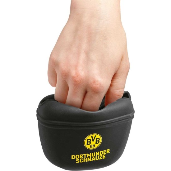 HUNTER BVB Silicone Snack Bag, Food Grade Silicone, Snack Bag, 13 x 11 x 5 cm, Black/Yellow HUNTER BVB Silicone Snack Bag, Food Grade Silicone, Snack Bag, 13 x 11 x 5 cm, Black/Yellow