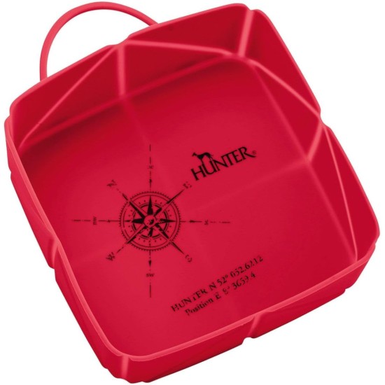 HUNTER Silicone Fold-Travel Bowl List, 590 ml, Pack of 2 HUNTER Silicone Fold-Travel Bowl List, 590 ml, Pack of 2