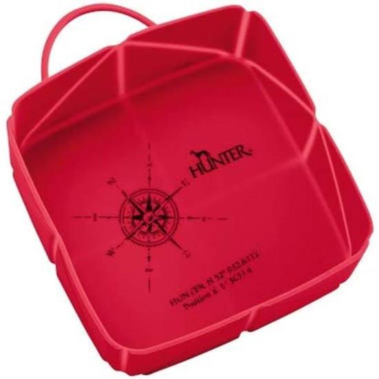 HUNTER Silicone Fold-Travel Bowl List, 590 ml, Pack of 2 HUNTER Silicone Fold-Travel Bowl List, 590 ml, Pack of 2