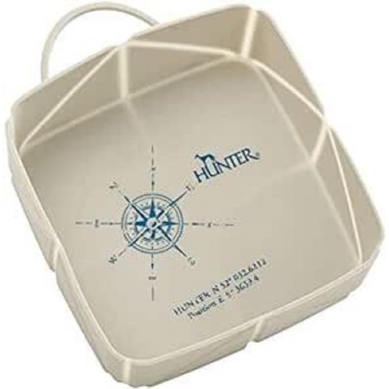 HUNTER Silicone Fold-Travel Bowl List, 590 ml, Tan, Pack of 2 HUNTER Silicone Fold-Travel Bowl List, 590 ml, Tan, Pack of 2
