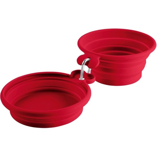 HUNTER Silicone Travel Bowl List, 350 ml, Tan, Pack of 2 HUNTER Silicone Travel Bowl List, 350 ml, Tan, Pack of 2