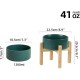 Havniva Adjustable Raised Double Ceramic Bowl Set with Stand, 2 Heights Elevated Food and Water Bowls for Small Breeds, Weighted Dog Bowl, Pet Bowl (15.5 cm, 813 ml, Grey) Havniva Adjustable Raised Double Ceramic Bowl Set with Stand, 2 Heights Elevated Food and Water Bowls for Small Breeds, Weighted Dog Bowl, Pet Bowl (15.5 cm, 813 ml, Grey)