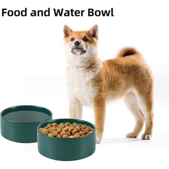 Havniva Adjustable Raised Double Ceramic Bowl Set with Stand, 2 Heights Elevated Food and Water Bowls for Small Breeds, Weighted Dog Bowl, Pet Bowl (15.5 cm, 813 ml, Grey) Havniva Adjustable Raised Double Ceramic Bowl Set with Stand, 2 Heights Elevated Food and Water Bowls for Small Breeds, Weighted Dog Bowl, Pet Bowl (15.5 cm, 813 ml, Grey)