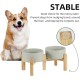 Havniva Adjustable Raised Double Ceramic Bowl Set with Stand, 2 Heights Elevated Food and Water Bowls for Small Breeds, Weighted Dog Bowl, Pet Bowl (15.5 cm, 813 ml, Grey) Havniva Adjustable Raised Double Ceramic Bowl Set with Stand, 2 Heights Elevated Food and Water Bowls for Small Breeds, Weighted Dog Bowl, Pet Bowl (15.5 cm, 813 ml, Grey)