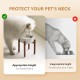 Havniva Ceramic 15.5 cm Raised Double Dog Bowls Set with Acacia Wood Stand, 2 Heights Increased, Food & Water Bowls for Small Dogs (800 ml, Arctic White) Havniva Ceramic 15.5 cm Raised Double Dog Bowls Set with Acacia Wood Stand, 2 Heights Increased, Food & Water Bowls for Small Dogs (800 ml, Arctic White)