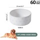 Havniva Ceramic 18.5 cm Raised Double Dog Bowls Set with Acacia Wood Stand, Food & Water Bowls for Medium Breeds Dogs, Weighted Pet Dishes (1300 ml, Arctic White) Havniva Ceramic 18.5 cm Raised Double Dog Bowls Set with Acacia Wood Stand, Food & Water Bowls for Medium Breeds Dogs, Weighted Pet Dishes (1300 ml, Arctic White)