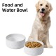 Havniva Ceramic 18.5 cm Raised Double Dog Bowls Set with Acacia Wood Stand, Food & Water Bowls for Medium Breeds Dogs, Weighted Pet Dishes (1300 ml, Arctic White) Havniva Ceramic 18.5 cm Raised Double Dog Bowls Set with Acacia Wood Stand, Food & Water Bowls for Medium Breeds Dogs, Weighted Pet Dishes (1300 ml, Arctic White)
