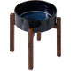 Havniva Ceramic 18.5 cm Raised Double Dog Bowls Set with Acacia Wood Stand, Food & Water Bowls for Medium Breeds Dogs, Weighted Pet Dishes (1300 ml, Arctic White) Havniva Ceramic 18.5 cm Raised Double Dog Bowls Set with Acacia Wood Stand, Food & Water Bowls for Medium Breeds Dogs, Weighted Pet Dishes (1300 ml, Arctic White)