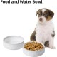 Havniva Ceramic 18.5 cm Raised Double Dog Bowls Set with Acacia Wood Stand, Food & Water Bowls for Medium Breeds Dogs, Weighted Pet Dishes (1300 ml, Arctic White) Havniva Ceramic 18.5 cm Raised Double Dog Bowls Set with Acacia Wood Stand, Food & Water Bowls for Medium Breeds Dogs, Weighted Pet Dishes (1300 ml, Arctic White)