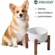 Havniva Ceramic 18.5 cm Raised Double Dog Bowls Set with Acacia Wood Stand, Food & Water Bowls for Medium Breeds Dogs, Weighted Pet Dishes (1300 ml, Arctic White) Havniva Ceramic 18.5 cm Raised Double Dog Bowls Set with Acacia Wood Stand, Food & Water Bowls for Medium Breeds Dogs, Weighted Pet Dishes (1300 ml, Arctic White)