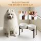 Havniva Ceramic 18.5 cm Raised Double Dog Bowls Set with Acacia Wood Stand, Food & Water Bowls for Medium Breeds Dogs, Weighted Pet Dishes (1300 ml, Arctic White) Havniva Ceramic 18.5 cm Raised Double Dog Bowls Set with Acacia Wood Stand, Food & Water Bowls for Medium Breeds Dogs, Weighted Pet Dishes (1300 ml, Arctic White)