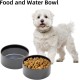 Havniva Ceramic 7.3inch Raised Double Bowls Set with Wooden Stand, Food & Water Bowls for Medium Breed Dogs, Weighted Dog Dishes, Pet Feeder( Light Green) Havniva Ceramic 7.3inch Raised Double Bowls Set with Wooden Stand, Food & Water Bowls for Medium Breed Dogs, Weighted Dog Dishes, Pet Feeder( Light Green)