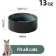 Havniva Ceramic 7.3inch Raised Double Bowls Set with Wooden Stand, Food & Water Bowls for Medium Breed Dogs, Weighted Dog Dishes, Pet Feeder( Light Green) Havniva Ceramic 7.3inch Raised Double Bowls Set with Wooden Stand, Food & Water Bowls for Medium Breed Dogs, Weighted Dog Dishes, Pet Feeder( Light Green)