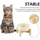 Havniva Ceramic 7.3inch Raised Double Bowls Set with Wooden Stand, Food & Water Bowls for Medium Breed Dogs, Weighted Dog Dishes, Pet Feeder( Light Green) Havniva Ceramic 7.3inch Raised Double Bowls Set with Wooden Stand, Food & Water Bowls for Medium Breed Dogs, Weighted Dog Dishes, Pet Feeder( Light Green)