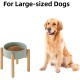 Havniva Ceramic 7.3inch Raised Double Bowls Set with Wooden Stand, Food & Water Bowls for Medium Breed Dogs, Weighted Dog Dishes, Pet Feeder( Light Green) Havniva Ceramic 7.3inch Raised Double Bowls Set with Wooden Stand, Food & Water Bowls for Medium Breed Dogs, Weighted Dog Dishes, Pet Feeder( Light Green)