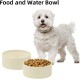 Havniva Ceramic 7.3inch Raised Double Bowls Set with Wooden Stand, Food & Water Bowls for Medium Breed Dogs, Weighted Dog Dishes, Pet Feeder( Light Green) Havniva Ceramic 7.3inch Raised Double Bowls Set with Wooden Stand, Food & Water Bowls for Medium Breed Dogs, Weighted Dog Dishes, Pet Feeder( Light Green)