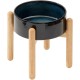 Havniva Ceramic 7.3inch Raised Double Bowls Set with Wooden Stand, Food & Water Bowls for Medium Breed Dogs, Weighted Dog Dishes, Pet Feeder( Light Green) Havniva Ceramic 7.3inch Raised Double Bowls Set with Wooden Stand, Food & Water Bowls for Medium Breed Dogs, Weighted Dog Dishes, Pet Feeder( Light Green)