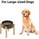 Havniva Ceramic 7.3inch Raised Double Bowls Set with Wooden Stand, Food & Water Bowls for Medium Breed Dogs, Weighted Dog Dishes, Pet Feeder( Light Green) Havniva Ceramic 7.3inch Raised Double Bowls Set with Wooden Stand, Food & Water Bowls for Medium Breed Dogs, Weighted Dog Dishes, Pet Feeder( Light Green)