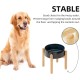 Havniva Ceramic 7.3inch Raised Double Bowls Set with Wooden Stand, Food & Water Bowls for Medium Breed Dogs, Weighted Dog Dishes, Pet Feeder( Light Green) Havniva Ceramic 7.3inch Raised Double Bowls Set with Wooden Stand, Food & Water Bowls for Medium Breed Dogs, Weighted Dog Dishes, Pet Feeder( Light Green)
