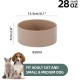 Havniva Ceramic 7.3inch Raised Double Bowls Set with Wooden Stand, Food & Water Bowls for Medium Breed Dogs, Weighted Dog Dishes, Pet Feeder( Light Green) Havniva Ceramic 7.3inch Raised Double Bowls Set with Wooden Stand, Food & Water Bowls for Medium Breed Dogs, Weighted Dog Dishes, Pet Feeder( Light Green)