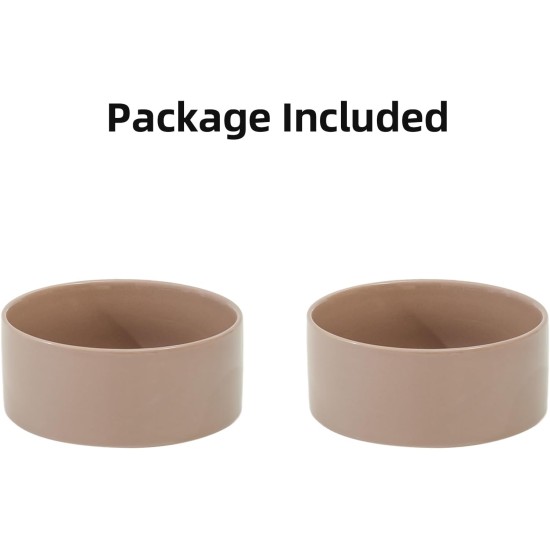 Havniva Ceramic 7.3inch Raised Double Bowls Set with Wooden Stand, Food & Water Bowls for Medium Breed Dogs, Weighted Dog Dishes, Pet Feeder( Light Green) Havniva Ceramic 7.3inch Raised Double Bowls Set with Wooden Stand, Food & Water Bowls for Medium Breed Dogs, Weighted Dog Dishes, Pet Feeder( Light Green)