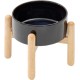 Havniva Ceramic 7.3inch Raised Double Bowls Set with Wooden Stand, Food & Water Bowls for Medium Breed Dogs, Weighted Dog Dishes, Pet Feeder( Light Green) Havniva Ceramic 7.3inch Raised Double Bowls Set with Wooden Stand, Food & Water Bowls for Medium Breed Dogs, Weighted Dog Dishes, Pet Feeder( Light Green)