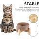 Havniva Ceramic 7.3inch Raised Double Bowls Set with Wooden Stand, Food & Water Bowls for Medium Breed Dogs, Weighted Dog Dishes, Pet Feeder( Light Green) Havniva Ceramic 7.3inch Raised Double Bowls Set with Wooden Stand, Food & Water Bowls for Medium Breed Dogs, Weighted Dog Dishes, Pet Feeder( Light Green)