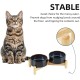 Havniva Ceramic 7.3inch Raised Double Bowls Set with Wooden Stand, Food & Water Bowls for Medium Breed Dogs, Weighted Dog Dishes, Pet Feeder( Light Green) Havniva Ceramic 7.3inch Raised Double Bowls Set with Wooden Stand, Food & Water Bowls for Medium Breed Dogs, Weighted Dog Dishes, Pet Feeder( Light Green)