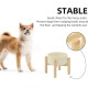 Havniva Ceramic 7.3inch Raised Double Bowls Set with Wooden Stand, Food & Water Bowls for Medium Breed Dogs, Weighted Dog Dishes, Pet Feeder( Light Green) Havniva Ceramic 7.3inch Raised Double Bowls Set with Wooden Stand, Food & Water Bowls for Medium Breed Dogs, Weighted Dog Dishes, Pet Feeder( Light Green)