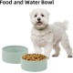Havniva Ceramic 7.3inch Raised Double Bowls Set with Wooden Stand, Food & Water Bowls for Medium Breed Dogs, Weighted Dog Dishes, Pet Feeder( Light Green) Havniva Ceramic 7.3inch Raised Double Bowls Set with Wooden Stand, Food & Water Bowls for Medium Breed Dogs, Weighted Dog Dishes, Pet Feeder( Light Green)