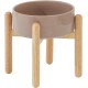 Havniva Ceramic 7.3inch Raised Double Bowls Set with Wooden Stand, Food & Water Bowls for Medium Breed Dogs, Weighted Dog Dishes, Pet Feeder( Light Green) Havniva Ceramic 7.3inch Raised Double Bowls Set with Wooden Stand, Food & Water Bowls for Medium Breed Dogs, Weighted Dog Dishes, Pet Feeder( Light Green)