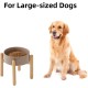 Havniva Ceramic 7.3inch Raised Double Bowls Set with Wooden Stand, Food & Water Bowls for Medium Breed Dogs, Weighted Dog Dishes, Pet Feeder( Light Green) Havniva Ceramic 7.3inch Raised Double Bowls Set with Wooden Stand, Food & Water Bowls for Medium Breed Dogs, Weighted Dog Dishes, Pet Feeder( Light Green)