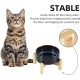 Havniva Ceramic 7.3inch Raised Double Bowls Set with Wooden Stand, Food & Water Bowls for Medium Breed Dogs, Weighted Dog Dishes, Pet Feeder( Light Green) Havniva Ceramic 7.3inch Raised Double Bowls Set with Wooden Stand, Food & Water Bowls for Medium Breed Dogs, Weighted Dog Dishes, Pet Feeder( Light Green)