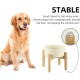 Havniva Ceramic 7.3inch Raised Double Bowls Set with Wooden Stand, Food & Water Bowls for Medium Breed Dogs, Weighted Dog Dishes, Pet Feeder( Light Green) Havniva Ceramic 7.3inch Raised Double Bowls Set with Wooden Stand, Food & Water Bowls for Medium Breed Dogs, Weighted Dog Dishes, Pet Feeder( Light Green)