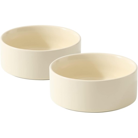 Havniva Ceramic 7.3inch Raised Double Bowls Set with Wooden Stand, Food & Water Bowls for Medium Breed Dogs, Weighted Dog Dishes, Pet Feeder( Light Green) Havniva Ceramic 7.3inch Raised Double Bowls Set with Wooden Stand, Food & Water Bowls for Medium Breed Dogs, Weighted Dog Dishes, Pet Feeder( Light Green)
