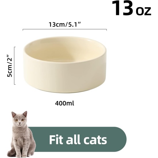 Havniva Ceramic 7.3inch Raised Double Bowls Set with Wooden Stand, Food & Water Bowls for Medium Breed Dogs, Weighted Dog Dishes, Pet Feeder( Light Green) Havniva Ceramic 7.3inch Raised Double Bowls Set with Wooden Stand, Food & Water Bowls for Medium Breed Dogs, Weighted Dog Dishes, Pet Feeder( Light Green)