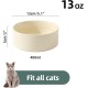 Havniva Ceramic 7.3inch Raised Double Bowls Set with Wooden Stand, Food & Water Bowls for Medium Breed Dogs, Weighted Dog Dishes, Pet Feeder( Light Green) Havniva Ceramic 7.3inch Raised Double Bowls Set with Wooden Stand, Food & Water Bowls for Medium Breed Dogs, Weighted Dog Dishes, Pet Feeder( Light Green)