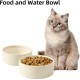 Havniva Ceramic 7.3inch Raised Double Bowls Set with Wooden Stand, Food & Water Bowls for Medium Breed Dogs, Weighted Dog Dishes, Pet Feeder( Light Green) Havniva Ceramic 7.3inch Raised Double Bowls Set with Wooden Stand, Food & Water Bowls for Medium Breed Dogs, Weighted Dog Dishes, Pet Feeder( Light Green)