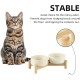 Havniva Ceramic 7.3inch Raised Double Bowls Set with Wooden Stand, Food & Water Bowls for Medium Breed Dogs, Weighted Dog Dishes, Pet Feeder( Light Green) Havniva Ceramic 7.3inch Raised Double Bowls Set with Wooden Stand, Food & Water Bowls for Medium Breed Dogs, Weighted Dog Dishes, Pet Feeder( Light Green)